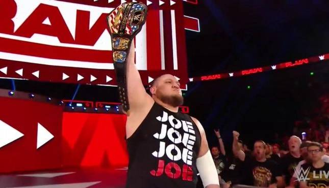 Samoa Joe Raw US Title