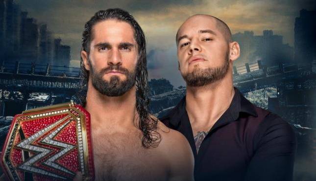 Seth Rollins Baron Corbin WWE Stomping Grounds