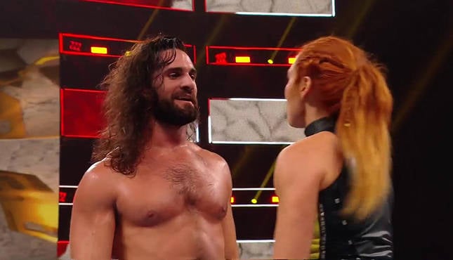 Seth Rollins Becky Lynch Stomping Grounds