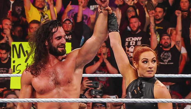 Becky Lynch takes a shot at Seth Rollins