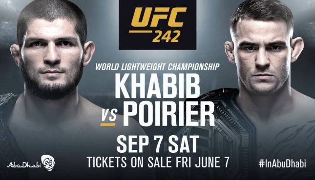UFC 242 Khabib Nurmagomedov Dustin Poirier