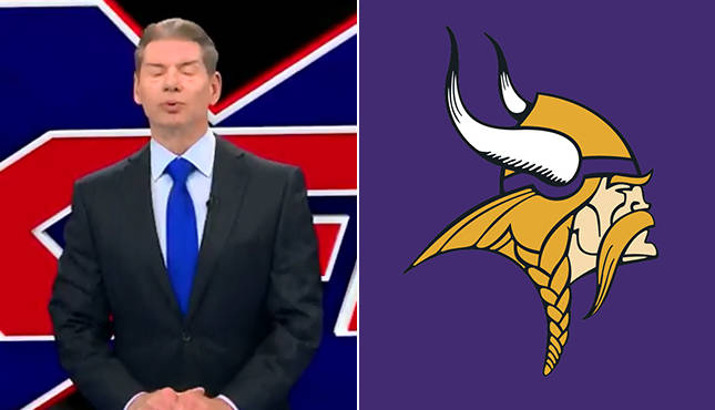 Vince McMahon Minnesota Vikings