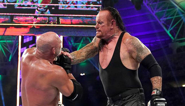 WWE Super ShowDown Undertaker Goldberg
