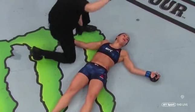 Jessica Eye Valentina UFC 238