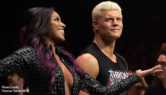 Cody Brandi Rhodes AEW Fyter Fest