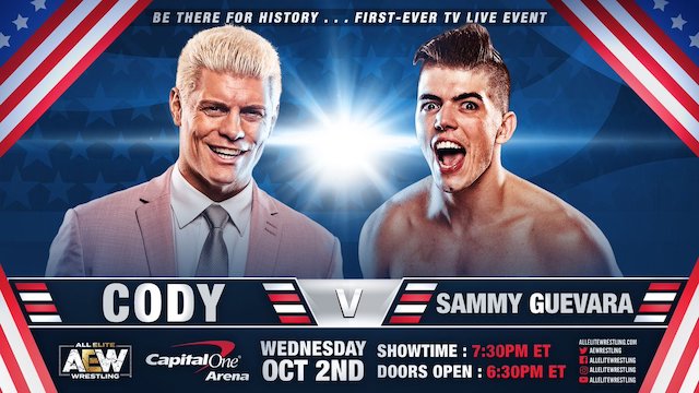 AEW Cody Rhodes vs. Sammy Guevara