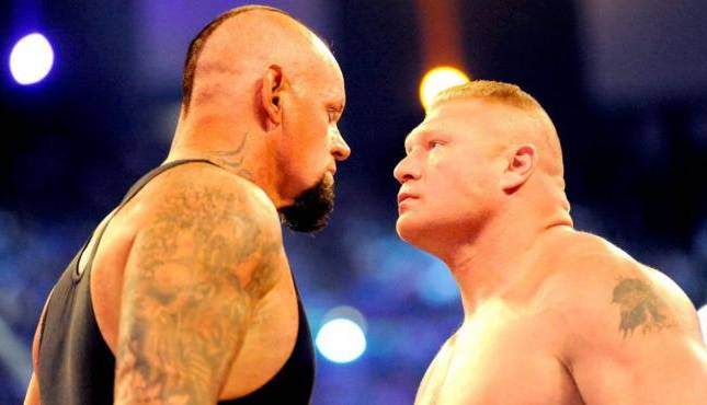 wwe wrestlemania 30 undertaker vs brock lesnar