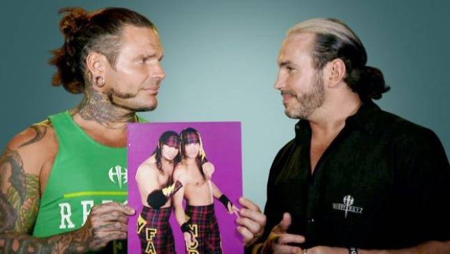 WWE Then & Now Matt Hardy Jeff Hardy