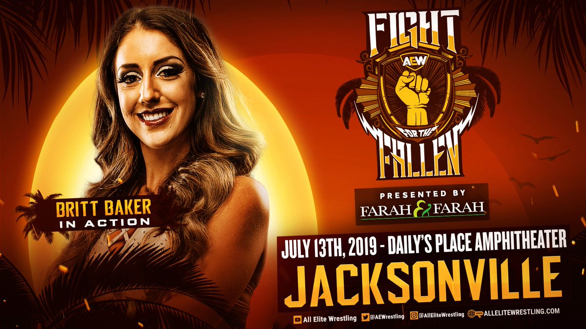 Dr. Britt Baker In Action At AEW Fight For The Fallen, Bea Priestley To ...