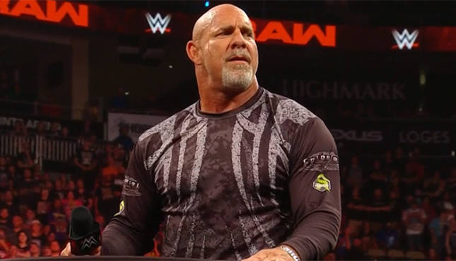 Goldberg WWE Raw 8-5-19, Miz