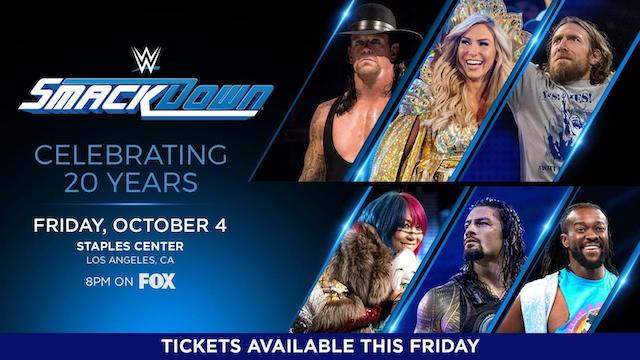 WWE Smackdown Live 20th Anniversary