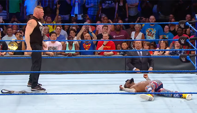 Kofi Kingston Brock Lesnar Smackdown 9-17-19, Paul Heyman