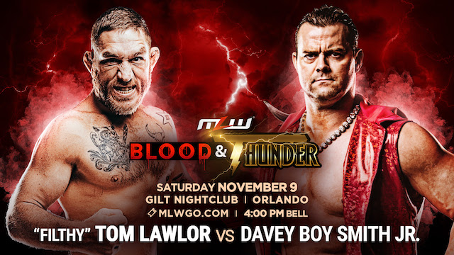 MLW Blood & Thunder Tom Lawlor vs. Davey Boy Smith Jr.