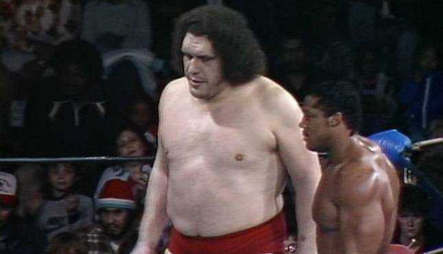 Tony Atlas Andre the Giant Mid-South Wrestling 2-12-1983