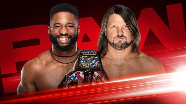 WWE Raw - AJ Styles vs. Cedric Alexander