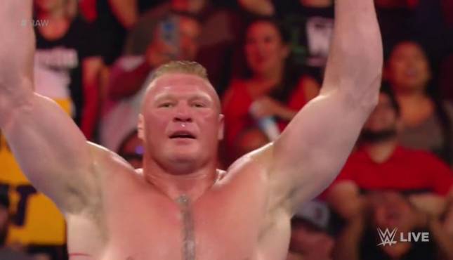 WWE Raw Brock Lesnar