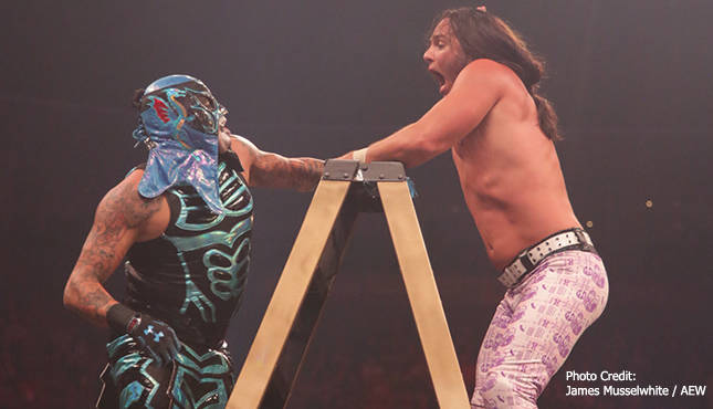 Young Bucks Lucha Bros AEW All Out