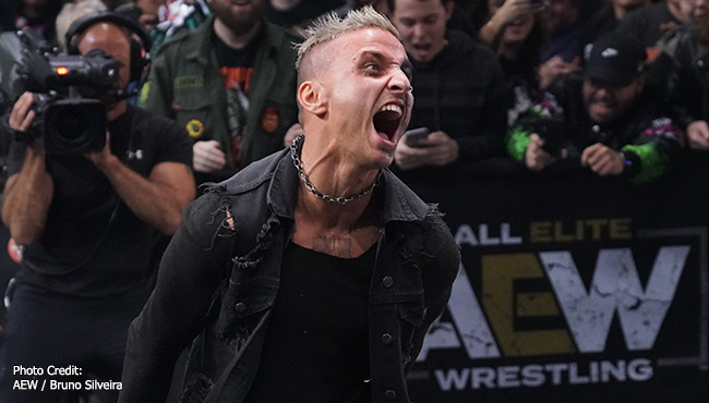 All Elite Wrestling on X: You don't just waltz up to the Champ and  request a shot- you've got to EARN IT @The_MJF @DarbyAllin  @boy_myth_legend @sammyguevara Watch #AEWDynamite LIVE on TBS!   /
