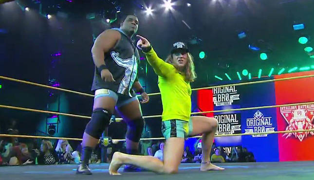 Keith Lee Matt Riddle WWE NXT 10-30-19