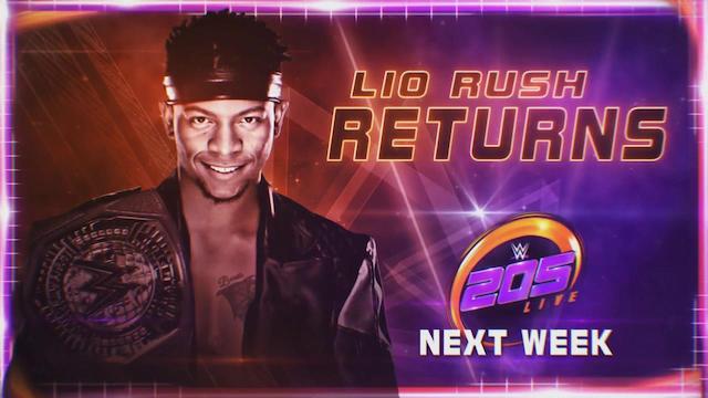 WWE Lio Rush 205 Live