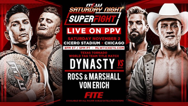 MLW Saturday aNight Super Fight - Von Erichs vs. Dynasty MJF and Richard Holliday