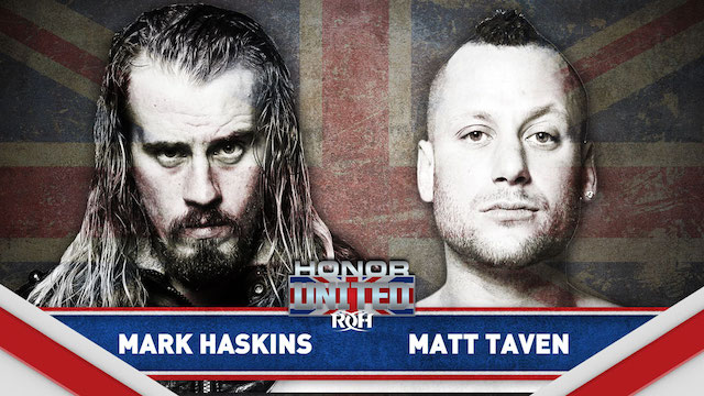 ROH Honor United Mark Haskins vs. Matt Taven