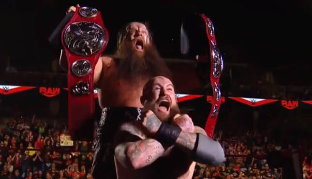 WWE Raw Tag Team Titles Viking Raiders