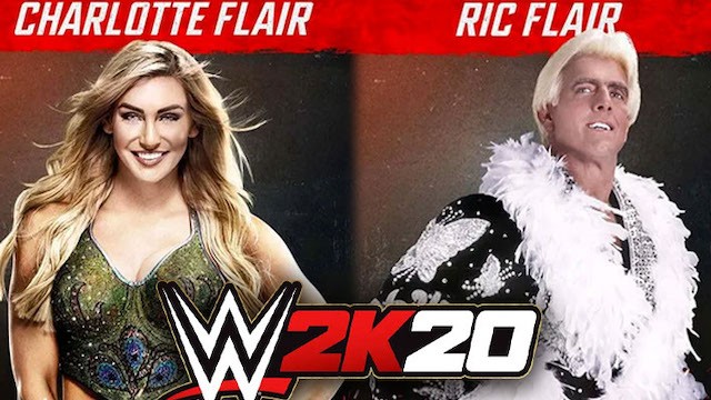 WWE 2K20 Charlotte and Ric Flair