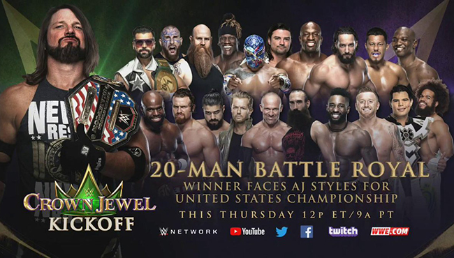 Battle Royal Set For Crown Jewel Kickoff Show, US Title Shot On The ...