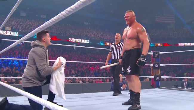 Top Tweets: Throwing it back to Brock Lesnar's days in purple