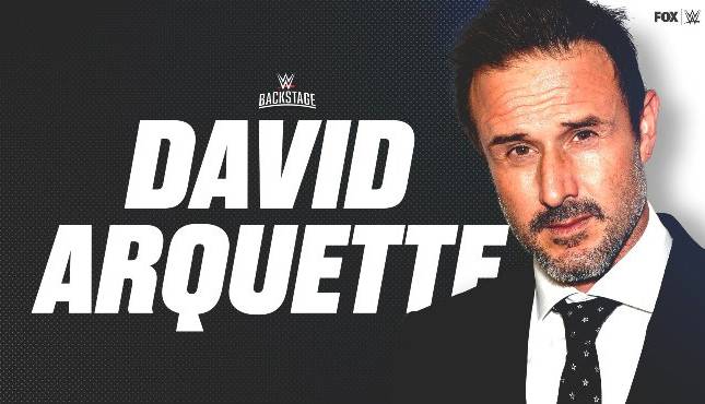 David Arquette WWE Backstage