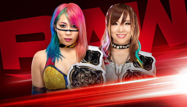 Kabuki Warriors Kairi Sane, Asuka RAW WWE MSG