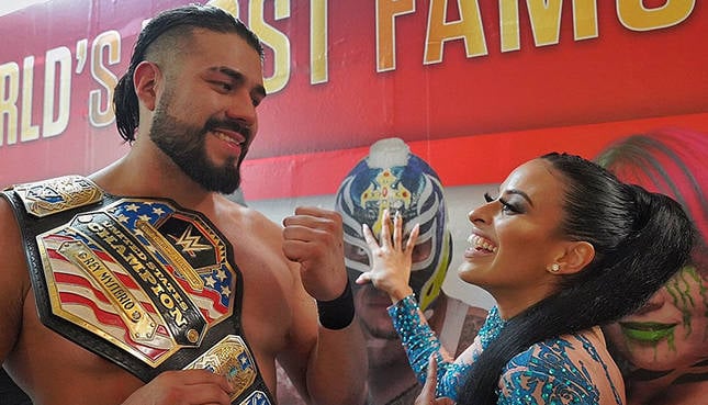 Andrade US Title Ric flair