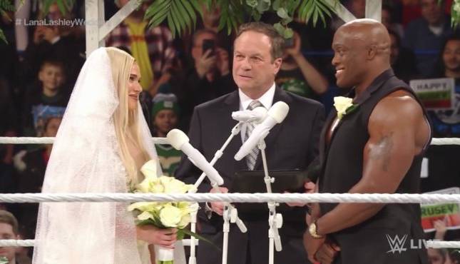 Bobby Lashley Lana Wedding WWE Raw