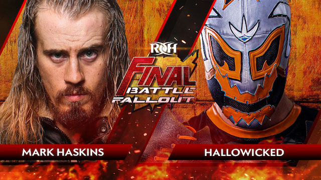 ROH Mark Haskins vs. Hallowicked