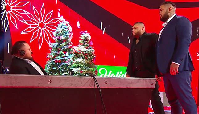 Samoa Joe Authors of Pain Raw 12-23-19