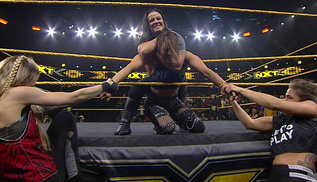 Shayna Baszler Rhea Ripley WWE NXT 12-4-19