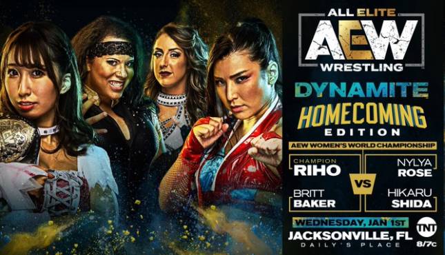 Riho Nyla Rose Britt Baker Hikaru Shida AEW Dynamite