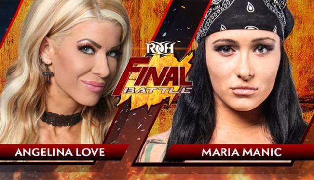 Angelina Love Maria Manic ROH Final Battle