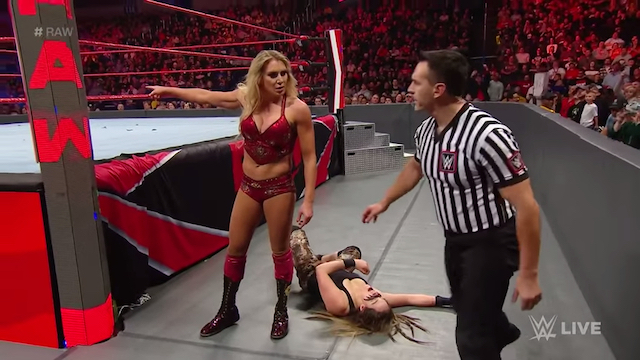 Charlotte Flair Sarah Logan - Raw Brawl