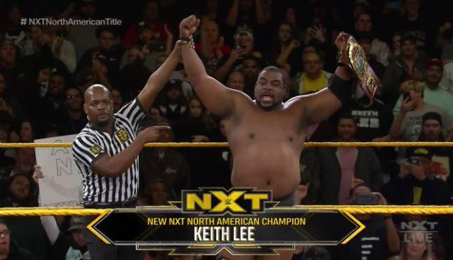 NXT Keith Lee CHampion