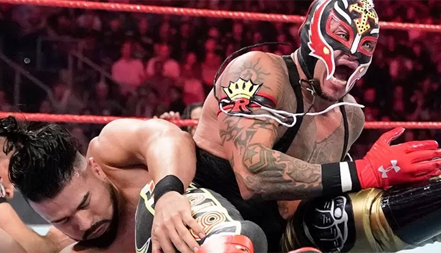 Rey Mysterio Andrade Raw