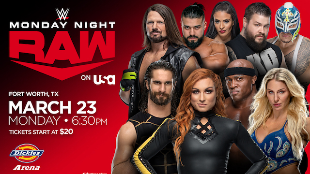 WWE Raw Forth Worth March 23