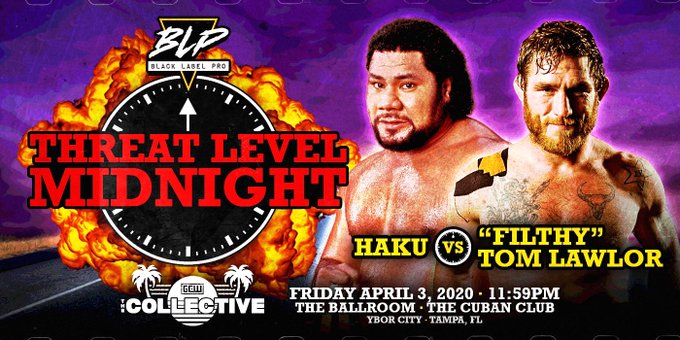 Haku vs. Tom Lawlor Set For BLP Threat Level Midnight | 411MANIA