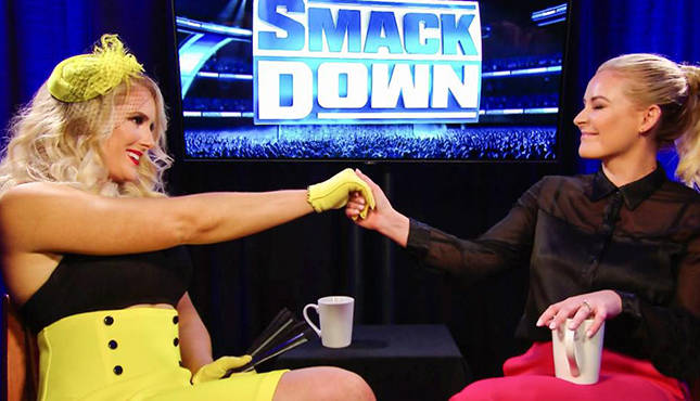 Lacey Evans Renee Young Smackdown