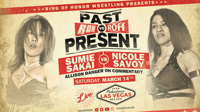 pvp- sumie sakai vs. Nicole Savoy Past vs. Present