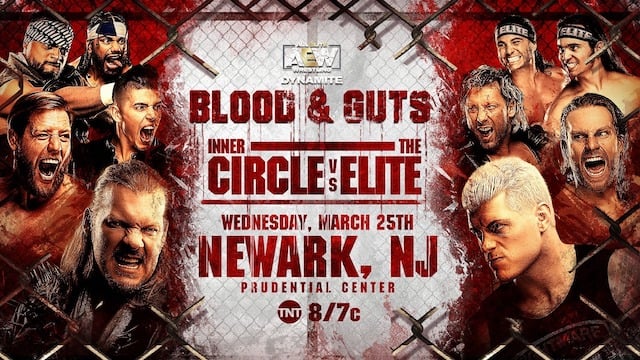 AEW Blood and Guts The Elite vs. The Inner Circle