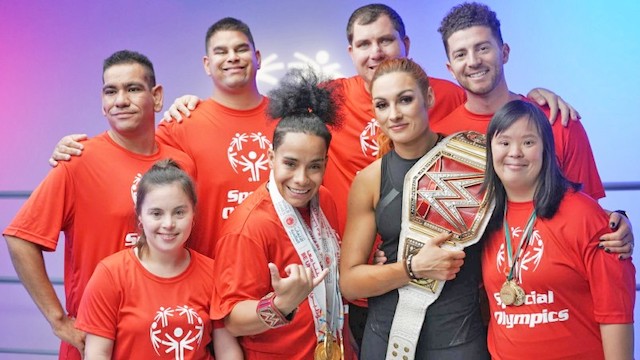 WWE Becky Lynch Special Olympics