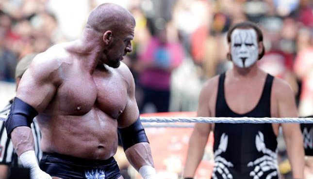 Sting Triple H WrestleMania 31