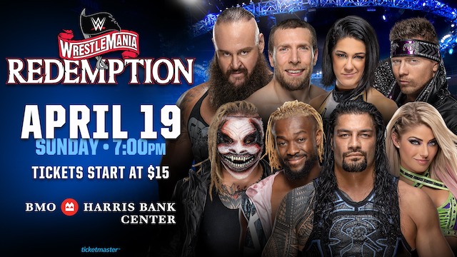 WWE WrestleMania Redemption Tour April